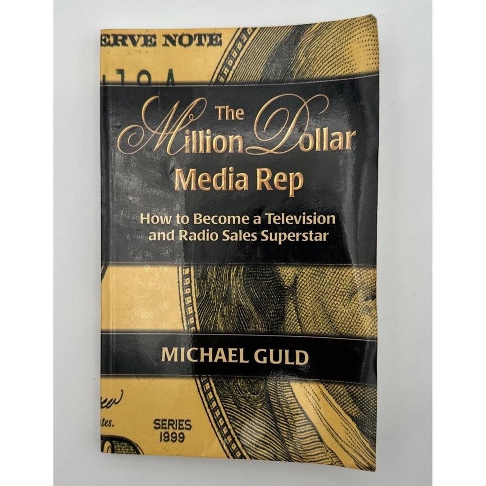 The Million Dollar Media Rep Paperback Book Michael Guld Vintage Copyright 2005